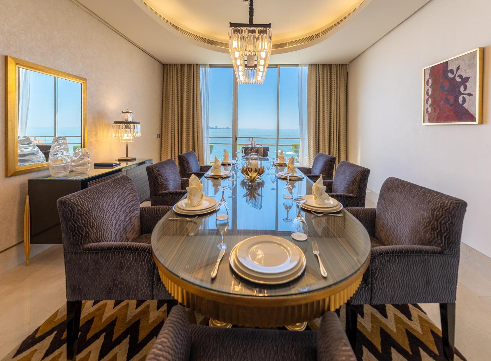 Marina Hotel Kuwait City Exteriér fotografie Dining room